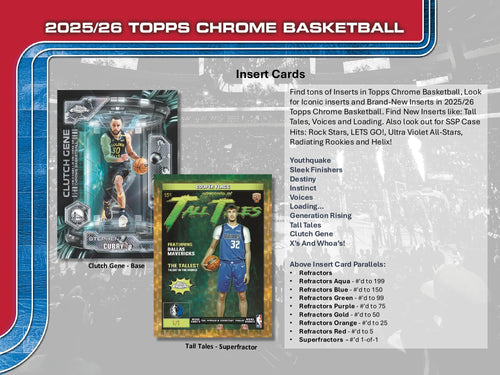 Topps Chrome Basketball 2025/26 - Jumbo Box