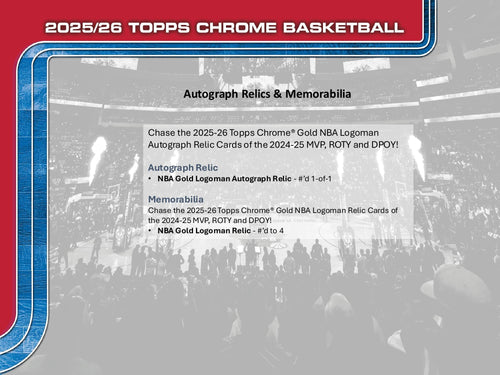 Topps Chrome Basketball 2025/26 - Mega Box