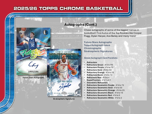 Topps Chrome Basketball 2025/26 - Value Box