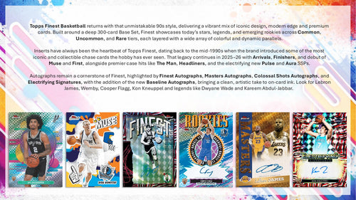 Topps Finest Basketball 2025/26 - Hobby Box