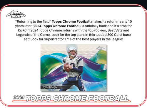 Topps Chrome Football 2024 - Hobby Box