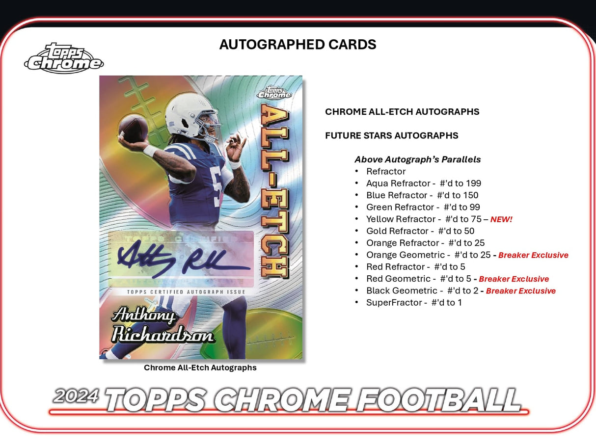 Topps Chrome Football 2024 - Hobby Box