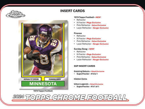 Topps Chrome Football 2024 - Mega Box