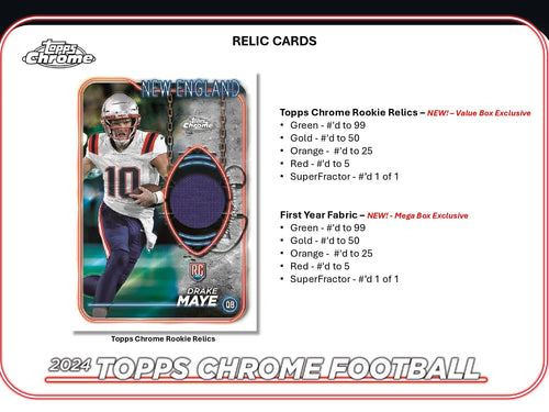 Topps Chrome Football 2024 - Mega Box