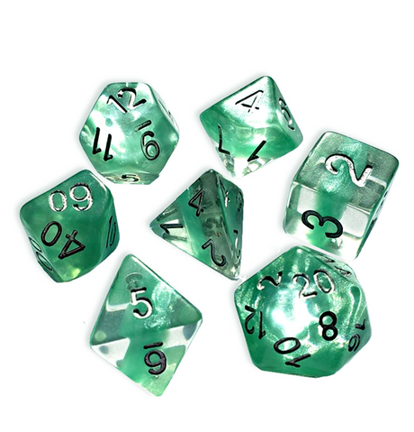 Neutron Dice Mint - Polyhedral 7-Die Set