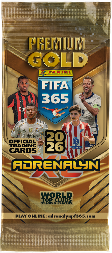 Panini FIFA 365 AdrenalynXL 2026 - Premium Gold Booster