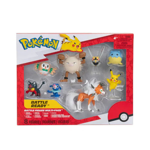 Pokemon: Battle Figure - 8 Pack with Lycanroc