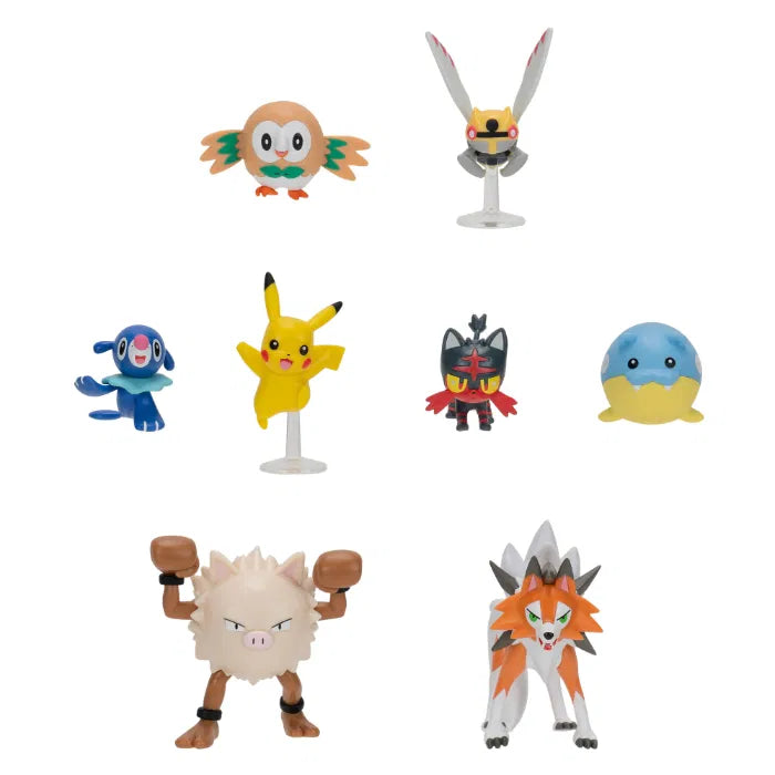 Pokemon: Battle Figure - 8 Pack with Lycanroc