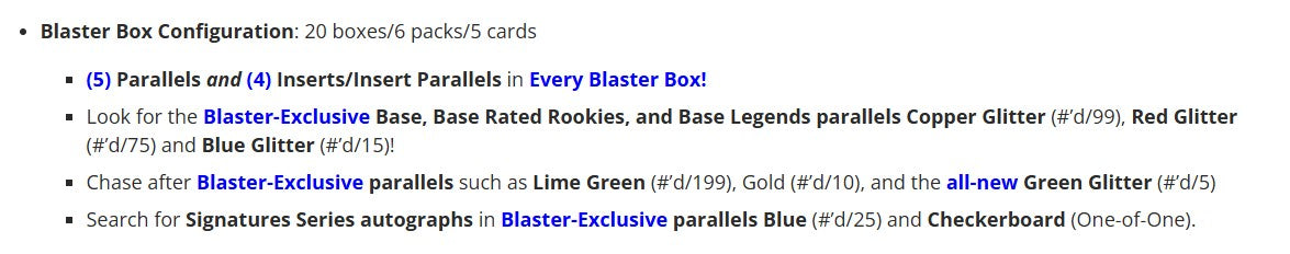 Panini Donruss Optic Basketball 2024/25 - Blaster Box