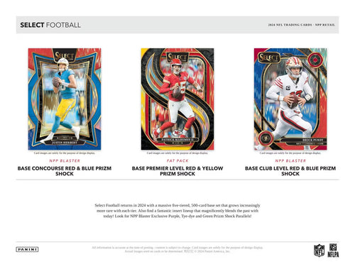 Panini Select NFL Football 2024 - Fat Pack