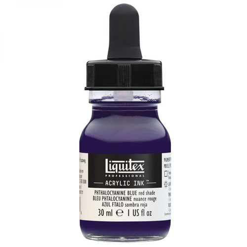 Liquitex Acrylic Ink - Phthalocyanine Blue Red Shade 30ml