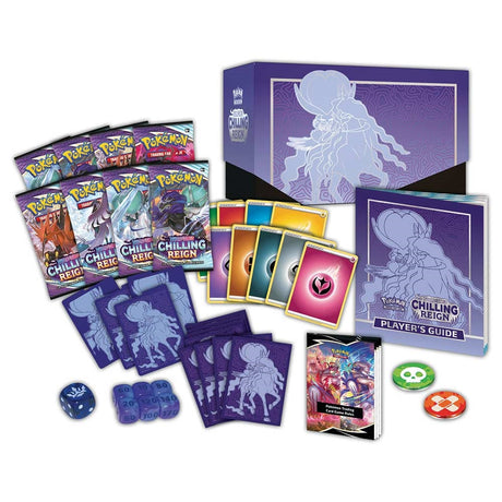 Pokemon Sword & Shield 6: Chilling Reign - Purple Elite Trainer Box