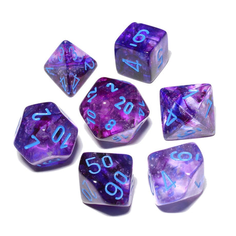 Nebula – Polyhedral Nocturnal/Blue 7-Die Set