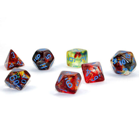 Nebula – Polyhedral Primary/Blue 7-Die Set