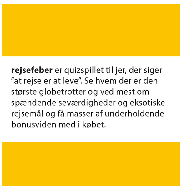 Quickie: Rejsefeber (Dansk)