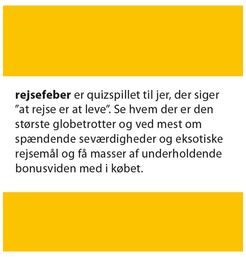 Quickie: Rejsefeber (Dansk)
