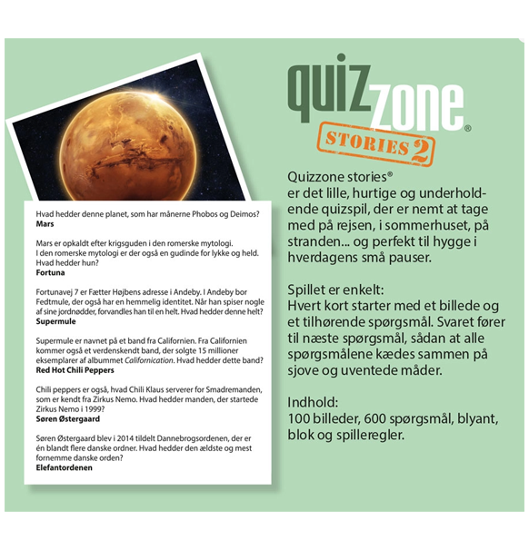 Quizzone: Stories 2 (Dansk)