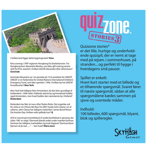 Quizzone: Stories 3 (Dansk)