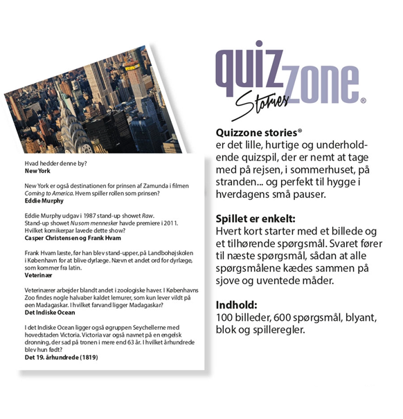 Quizzone: Stories (Dansk)