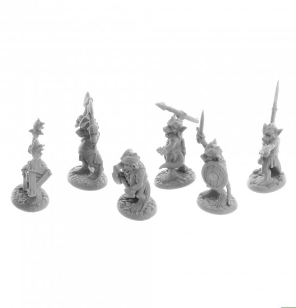 Reaper Bones: Ratpelt Kobold Mooks (6 Stk)