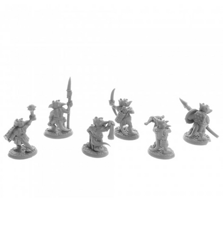 Reaper Bones: Ratpelt Kobold Warriors (6 stk)