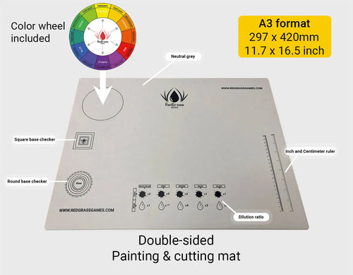 Redgrassgames Painting Mat A3