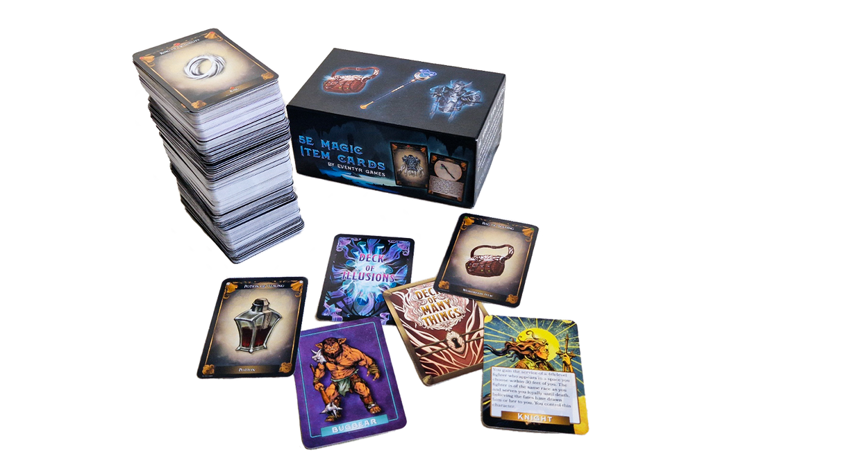 5E Magic Item Card Box Set