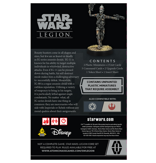 Star Wars Legion - IG-series Assassin Droids (Operative Expansion)