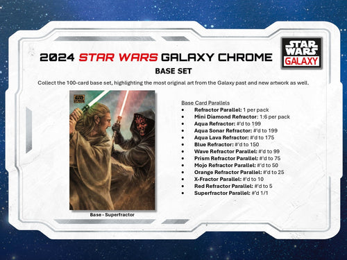 Topps Chrome Star Wars Galaxy 2024 - Hobby Box