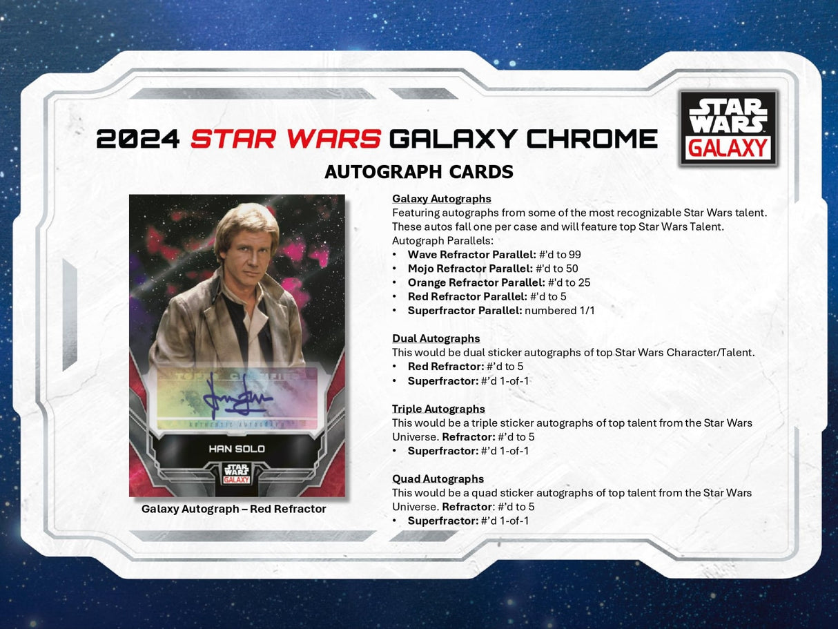 Topps Chrome Star Wars Galaxy 2024 - Hobby Box