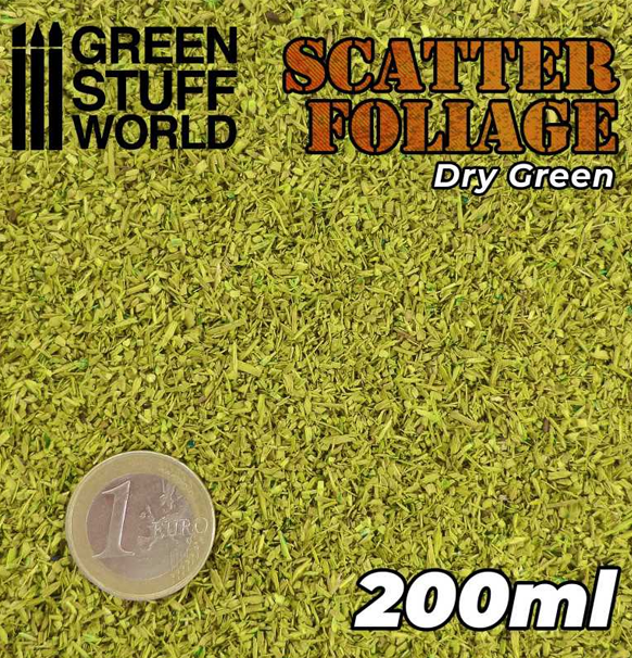 Green Stuff World: Scatter Foliage - Dry Green 200 ml