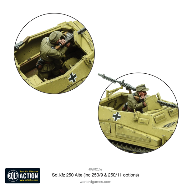 Bolt Action: SD Kfz 250 (Alte) Half-track (Eng)