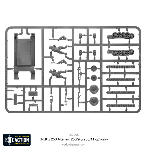 Bolt Action: SD Kfz 250 (Alte) Half-track (Eng)