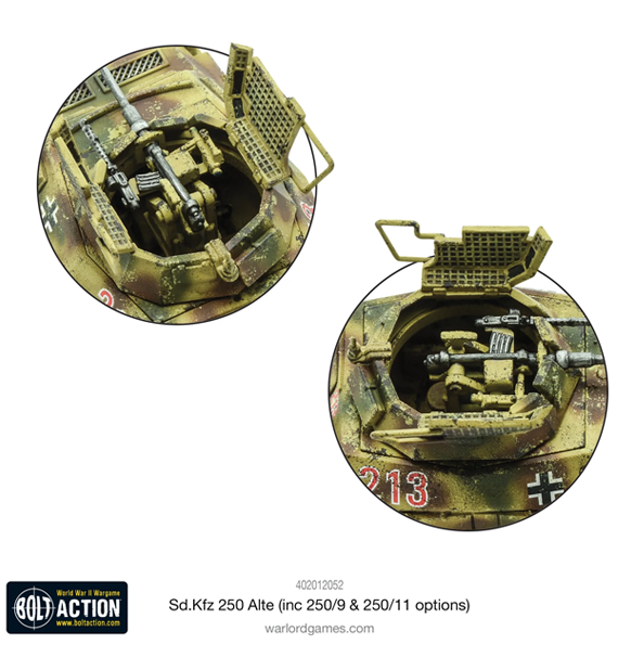 Bolt Action: SD Kfz 250 (Alte) Half-track (Eng)