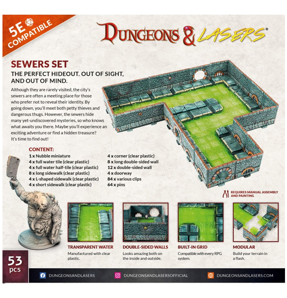 Dungeons & Lasers: Sewers Set