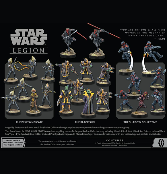 Star Wars Legion - Shadow Collective Starter Set