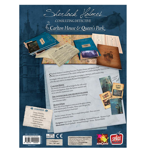 Sherlock Holmes Consulting Detective Carlton House & Queen's Park (Eng)