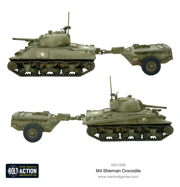 Bolt Action: Sherman Crocodile Flamethrower Tank (Eng)