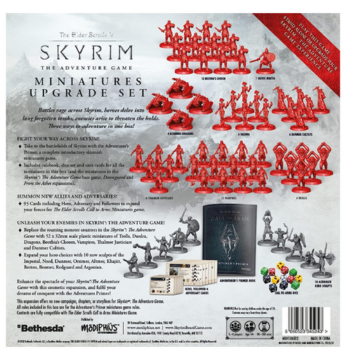 The Elder Scrolls: Skyrim - Adventure Board Game - Miniatures Upgrade Set (Eng) (Exp)