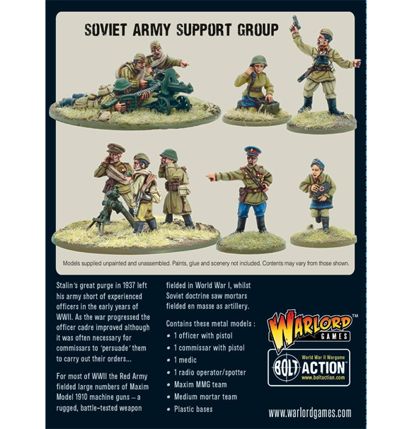 Bolt Action: Soviet Army - Support Group (Eng)