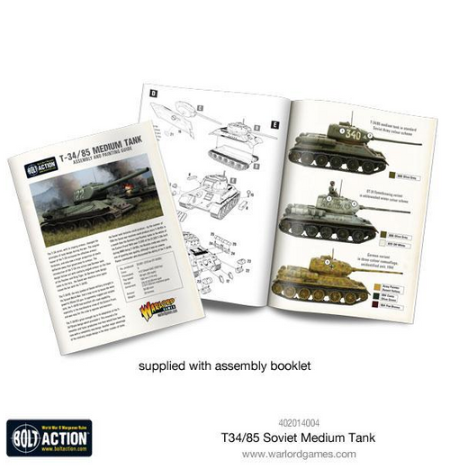 Bolt Action:  T-34/85 Medium Tank (Eng)