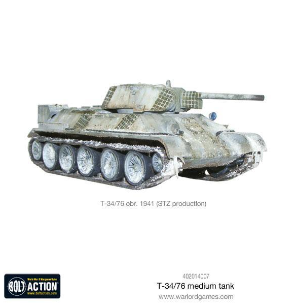 Bolt Action: T34/76 Medium Tank (Eng)