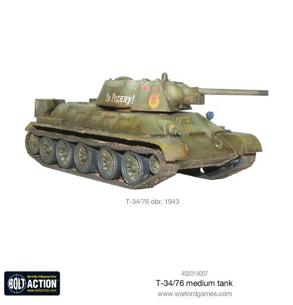 Bolt Action: T34/76 Medium Tank (Eng)