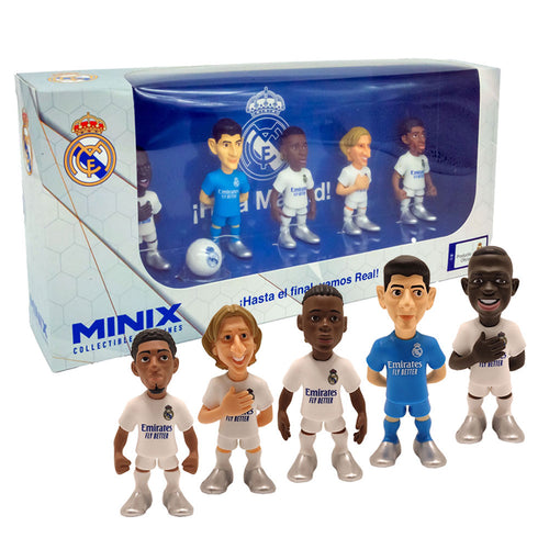 Minix Football - Real Madrid 5 Pack 7cm