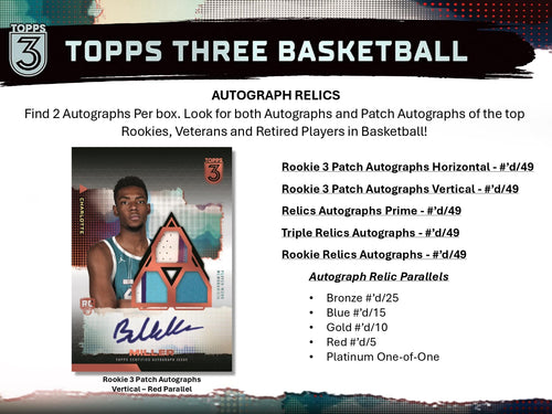 Topps Three Basketball 2023/24 - Hobby Box