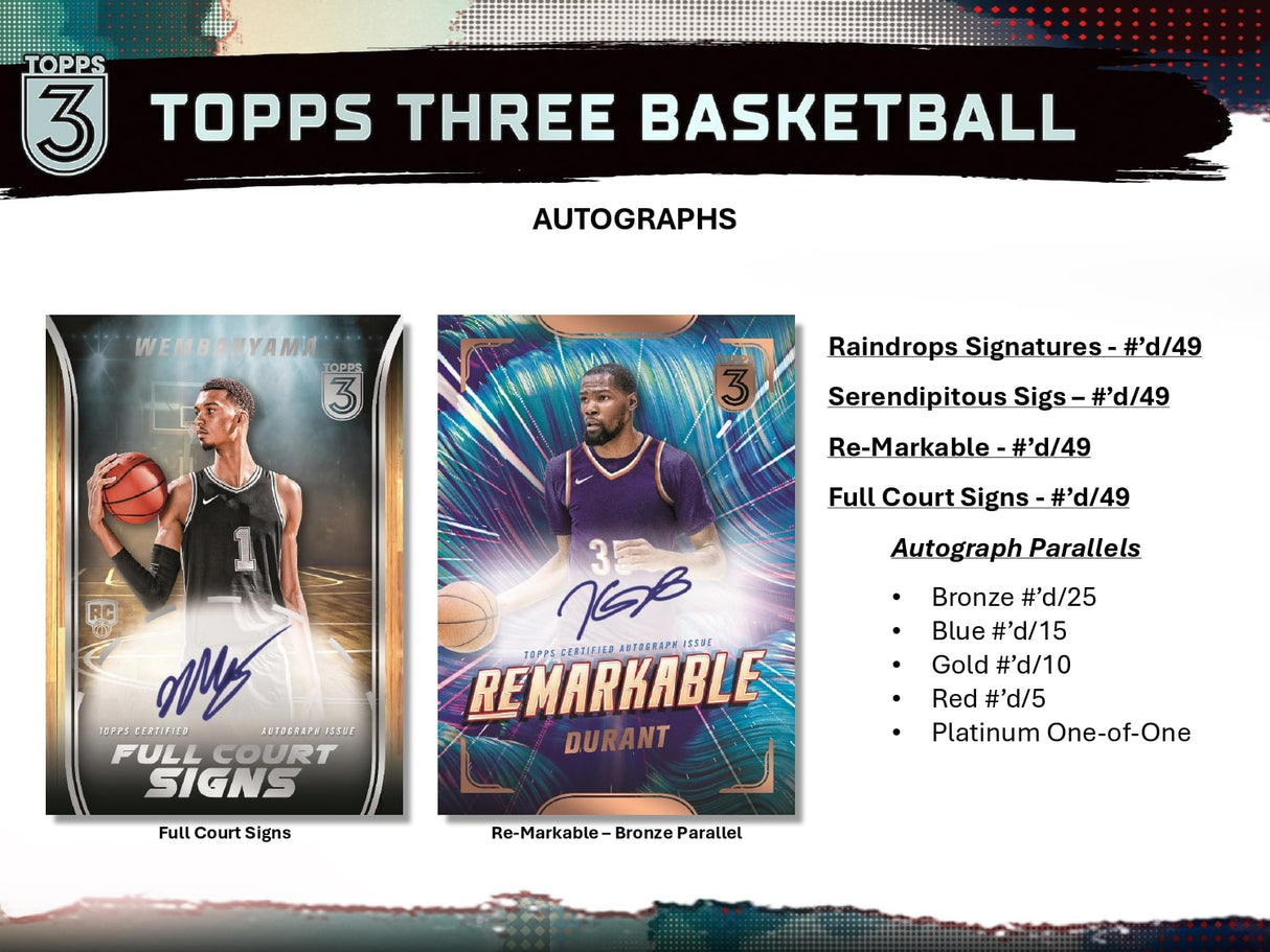 Topps Three Basketball 2023/24 - Hobby Box