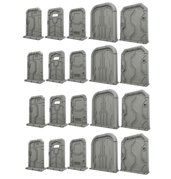 Terrain Crate: Starship Doors