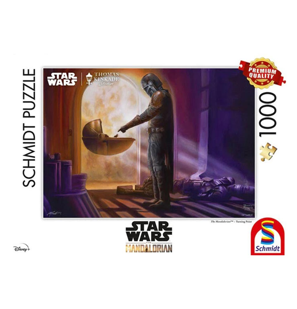 Thomas Kinkade: Star Wars the Mandalorian - Turning Point - 1000 (Puslespil)