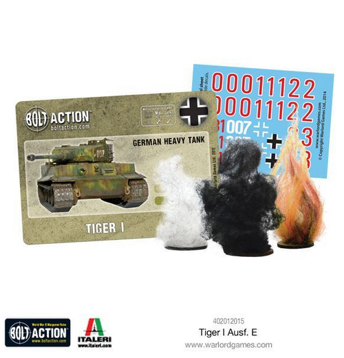 Bolt Action: Tiger I - Ausf E Heavy Tank (Eng)