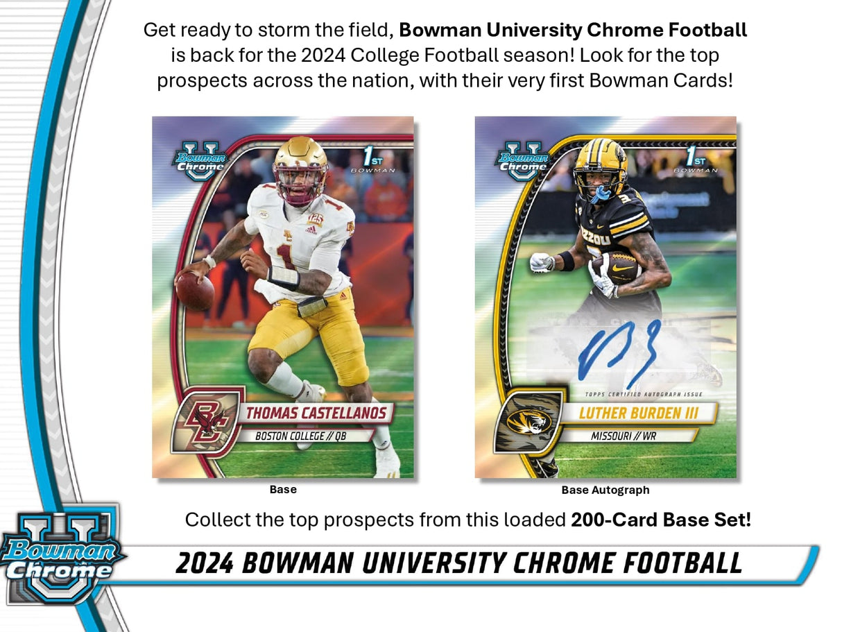 Topps Chrome Bowman University Football - Jumbo Box